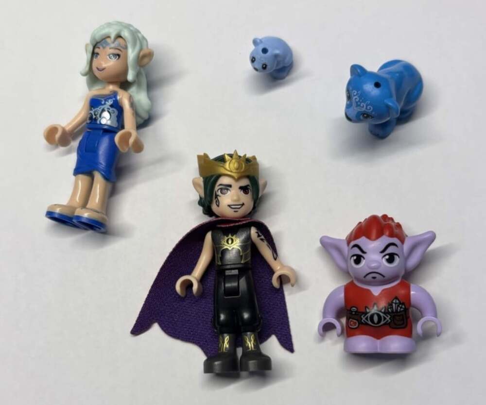 Lego Elves Goblin King Jimblin Bluebeary Naida Riverheart Minifigures Lot
